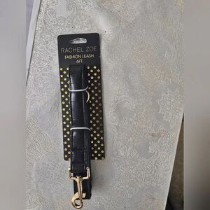Rachel Zoe Black Leash with Gold Accents
